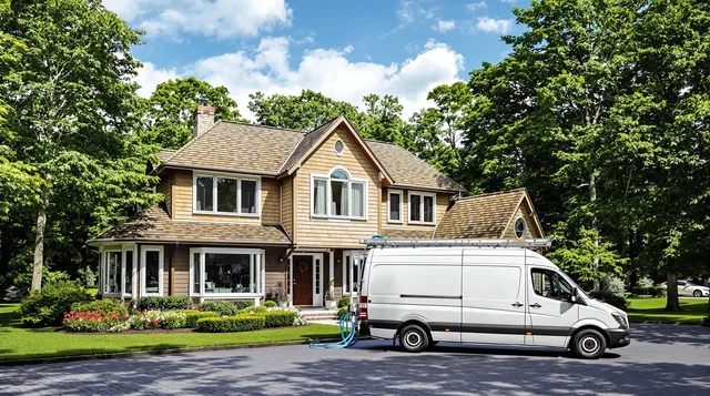 Macedonia Dryer Vent Cleaning dryer vent cleaning crew working in Hudson, OH