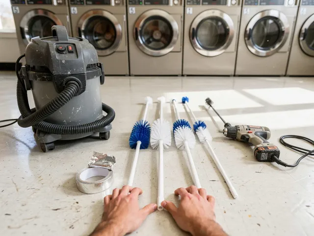 Commercial-grade dryer vent cleaning by Macedonia Dryer Vent Cleaning in Macedonia