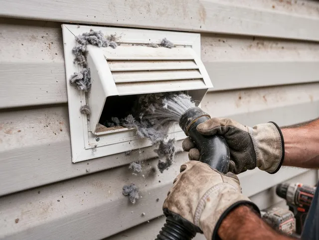 Professional dryer vent cleaning by Macedonia Dryer Vent Cleaning in Macedonia