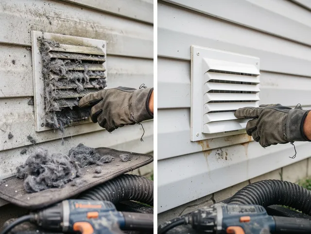 Residential dryer vent cleaning by Macedonia Dryer Vent Cleaning in Macedonia